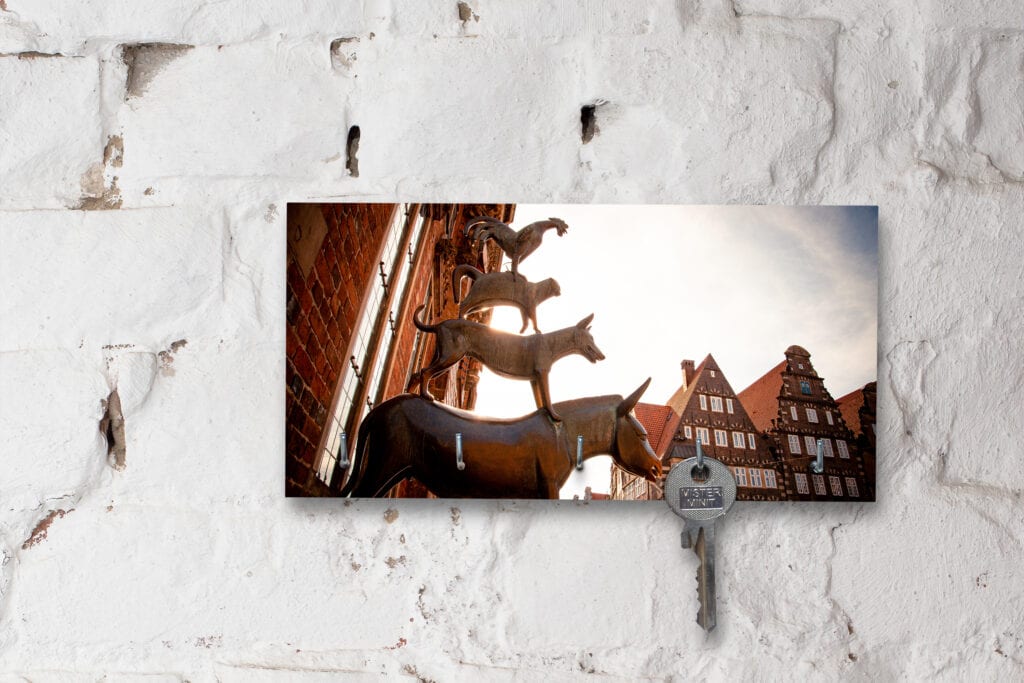 Schlüsselbrett Bremen Stadtmusikanten