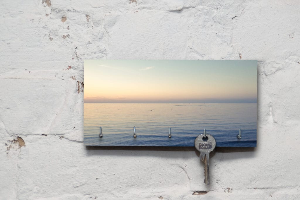 Schlüsselbrett auf Holz - Maritim - Horizont