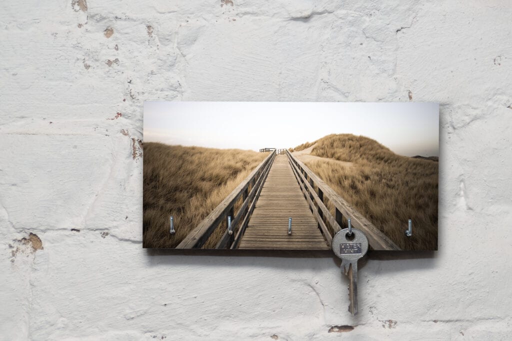 Schlüsselbrett auf Holz - Maritim - Weg