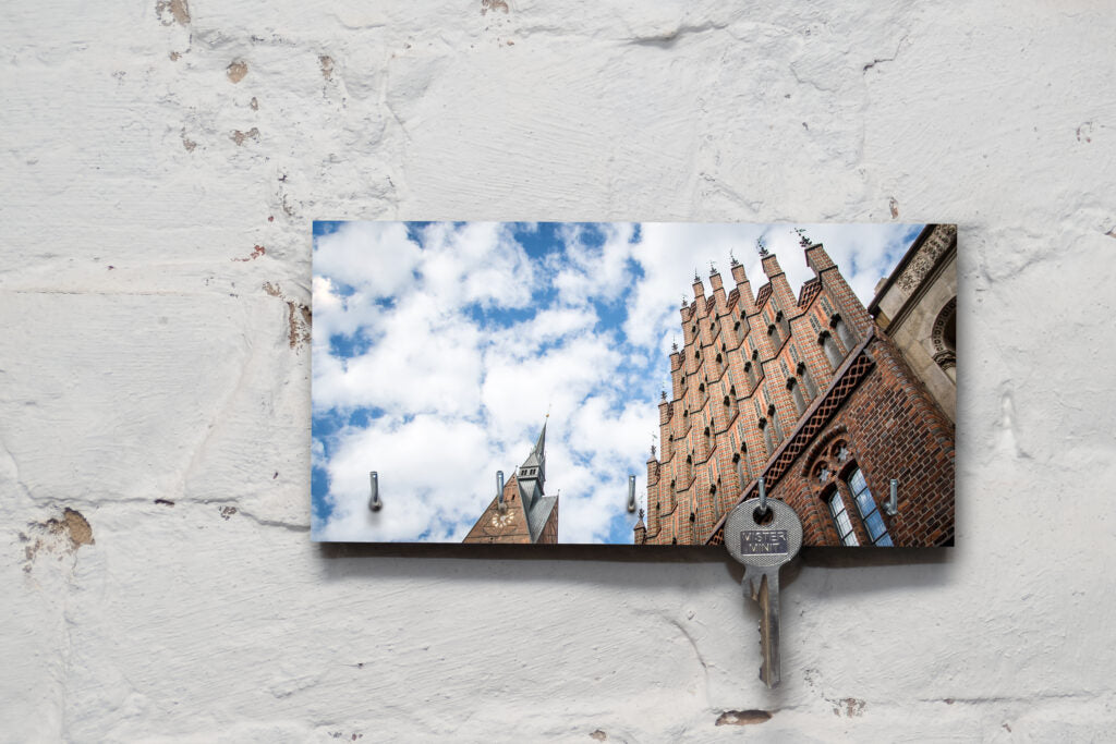 Schlüsselbrett auf Holz - Hannover - Altes Rathaus