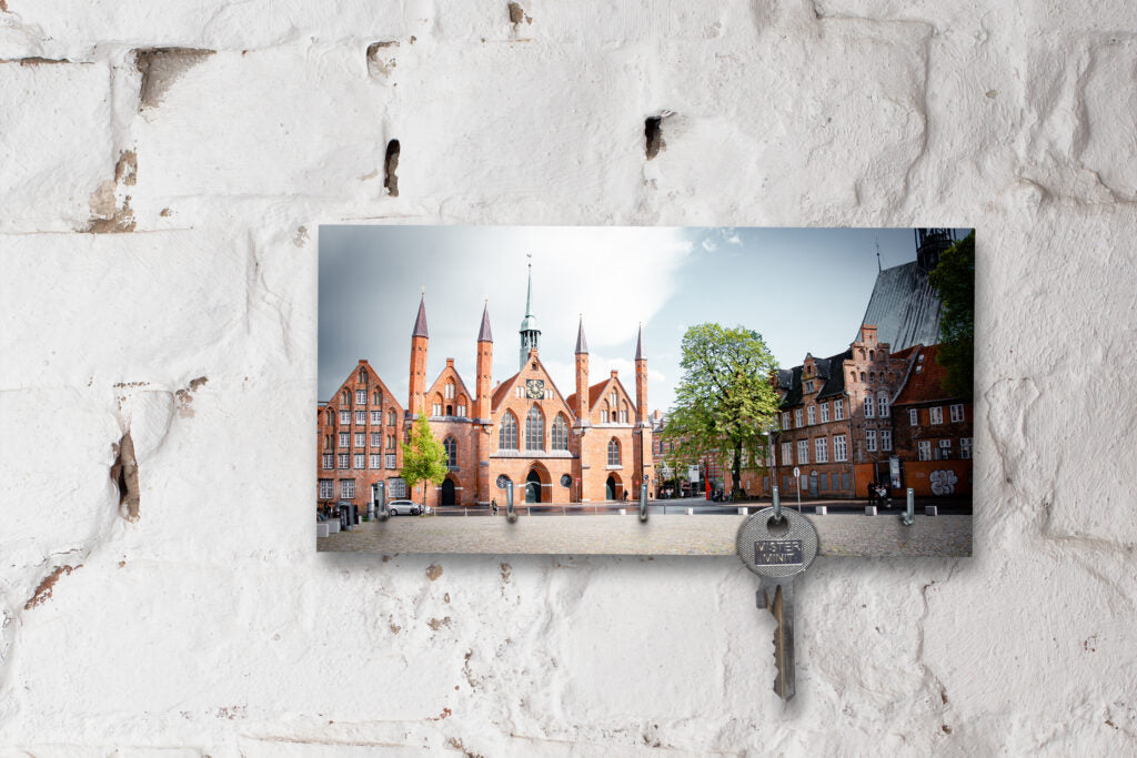 Schlüsselbrett auf Holz - Lübeck - Heiligen-Geist-Hospital