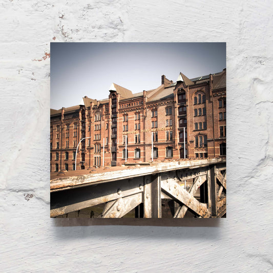 Hamburg auf Holz - Speichergeländer