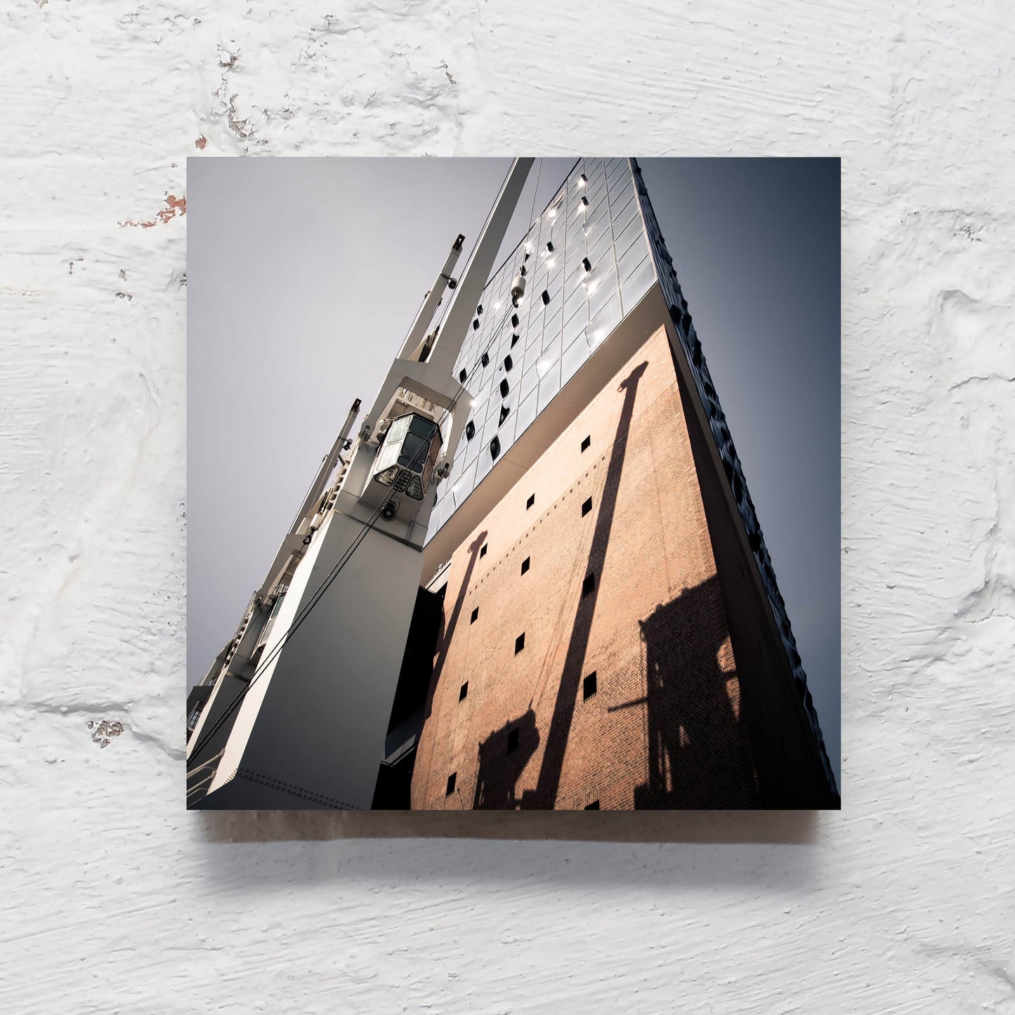 Hamburg auf Holz - Elbkran