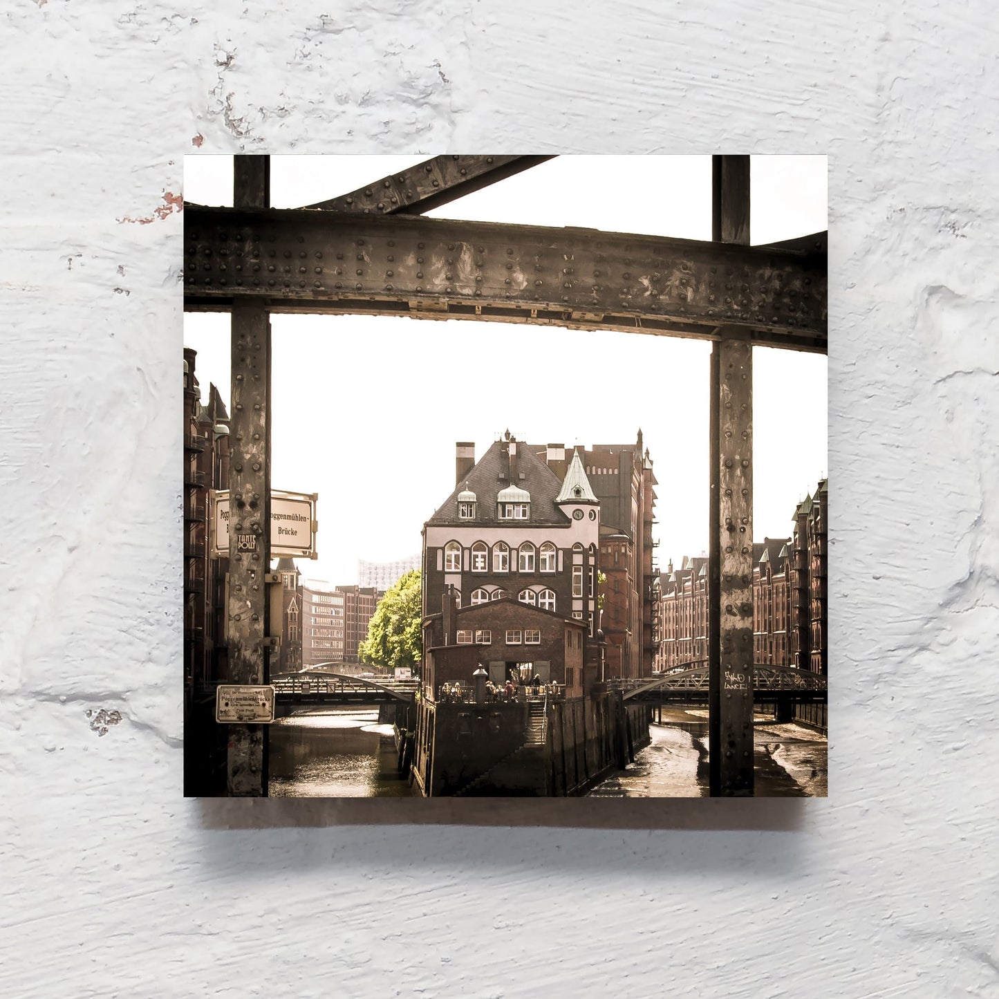 Hamburg auf Holz - Schlossbrücke
