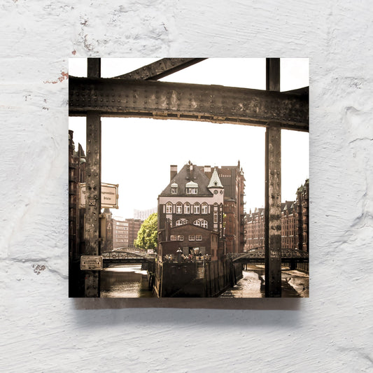 Hamburg auf Holz - Schlossbrücke