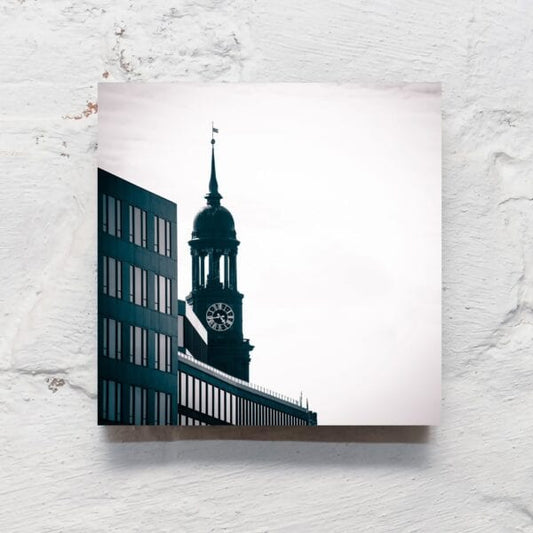 Hamburg auf Holz - Hamburg Turmuhr