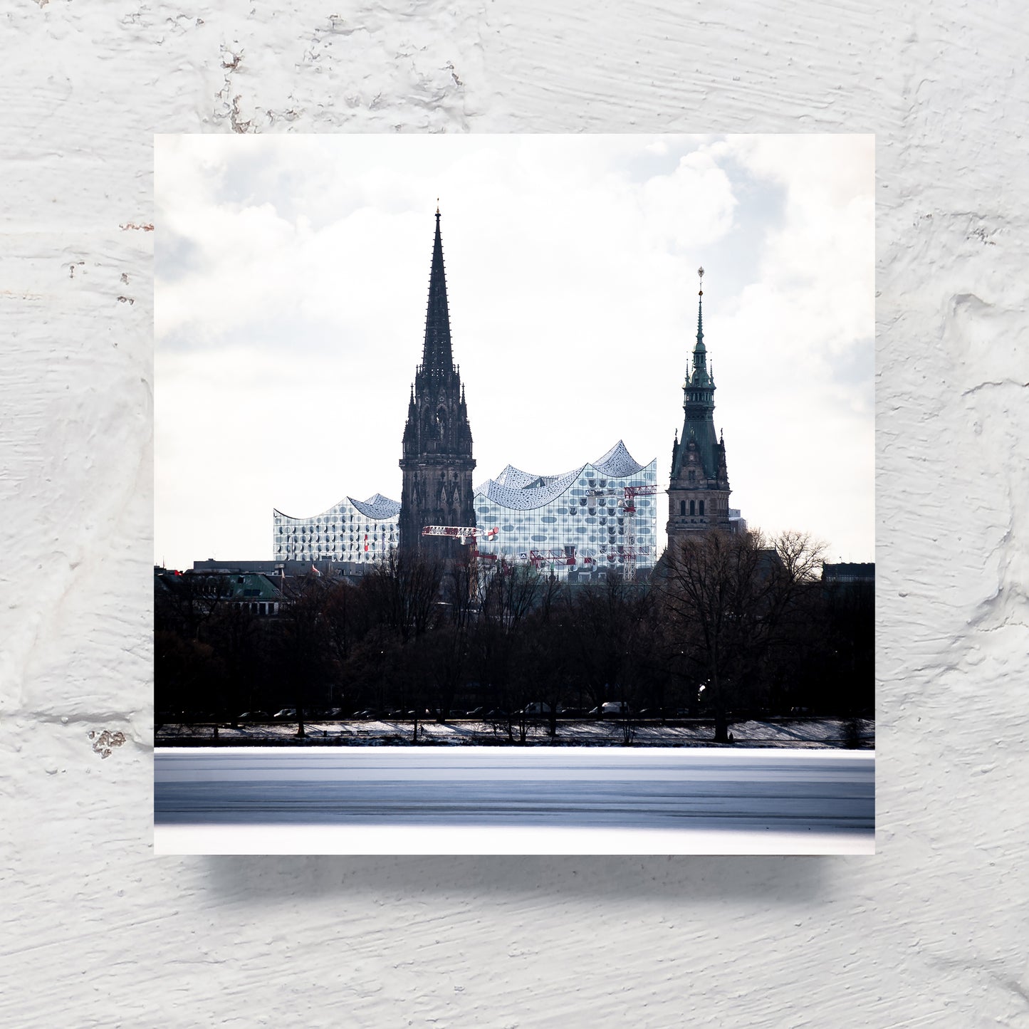 Hamburg auf Holz - AlsterblickElphi