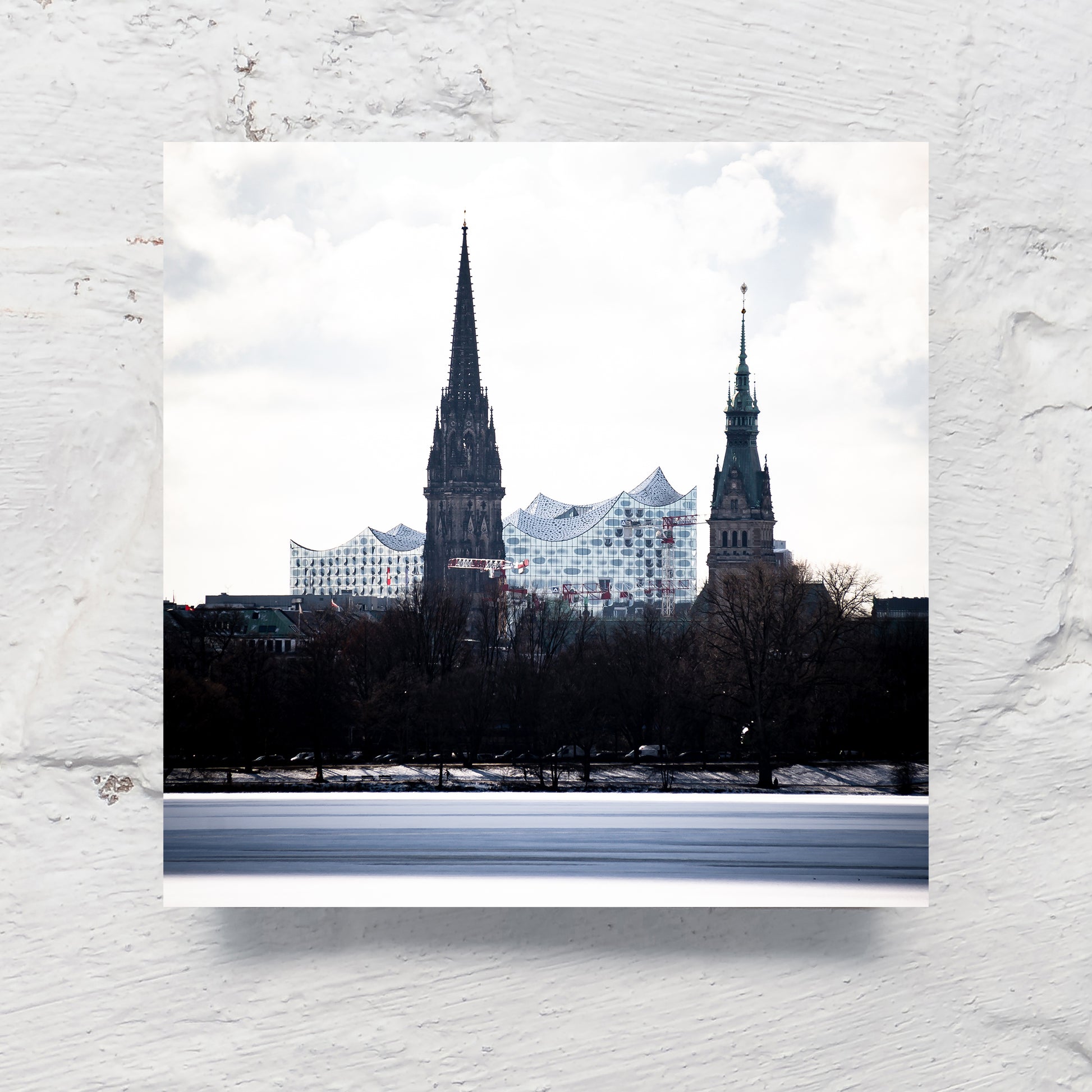 Hamburg auf Holz - AlsterblickElphi