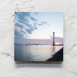 Hamburg auf Holz - Leuchtturm Blankenese