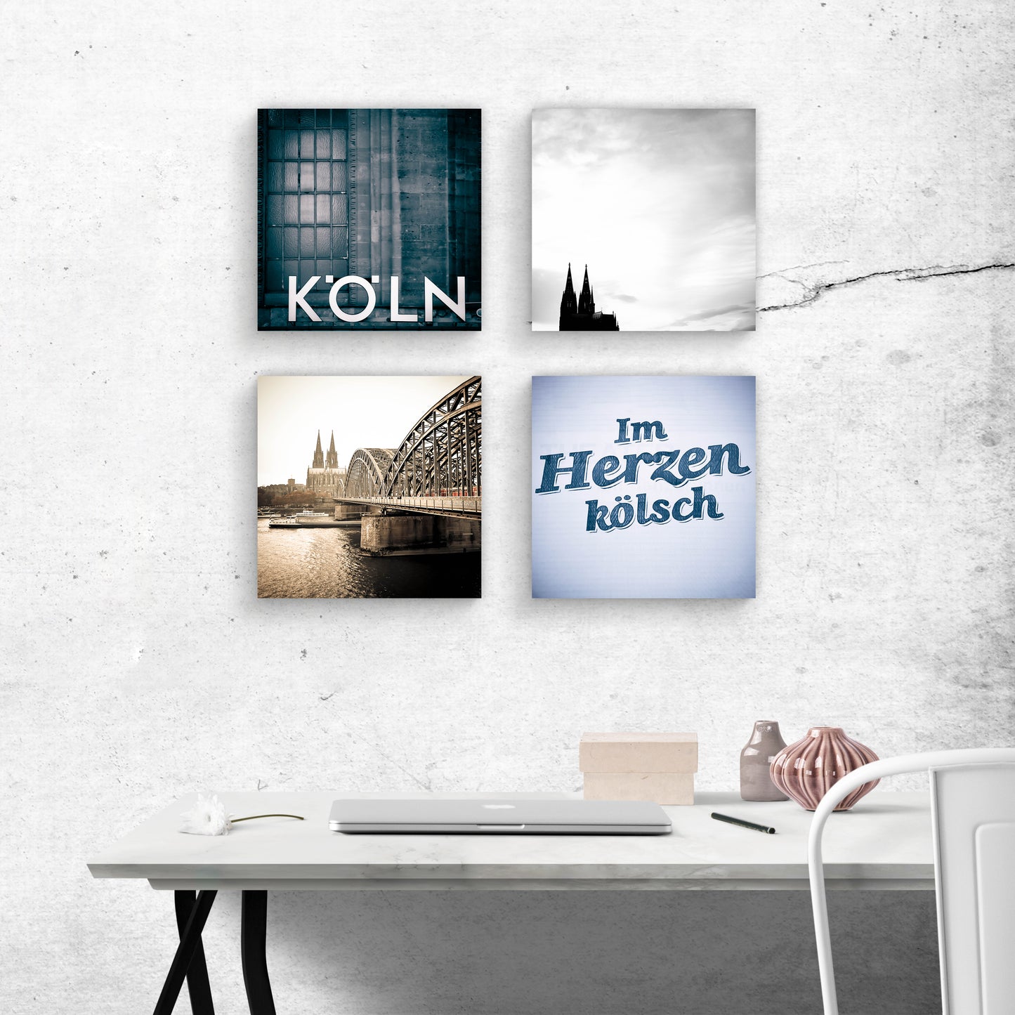 Köln auf Holz - Liebe deine Stadt