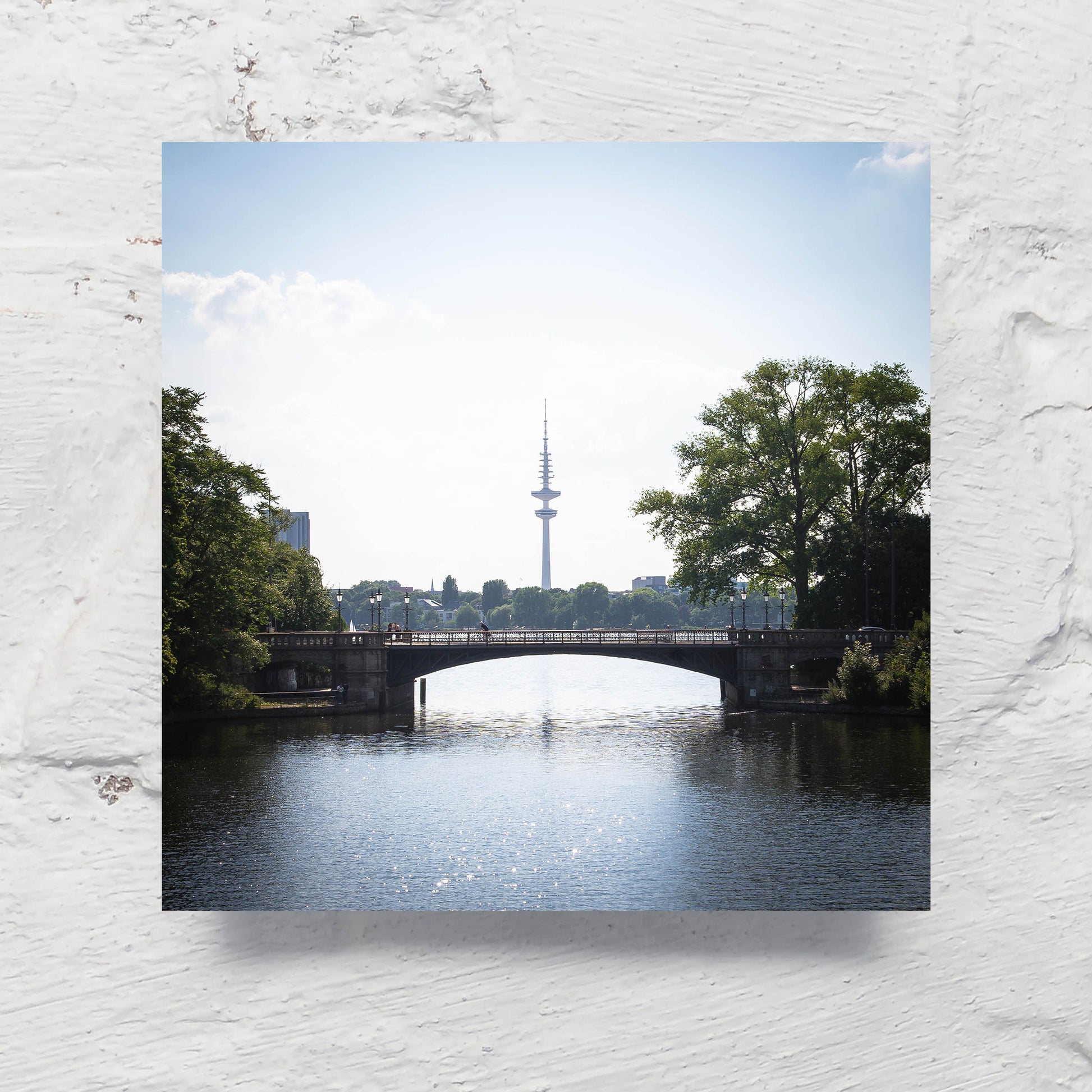 Hamburg auf Holz - Schwanenwikbrücke