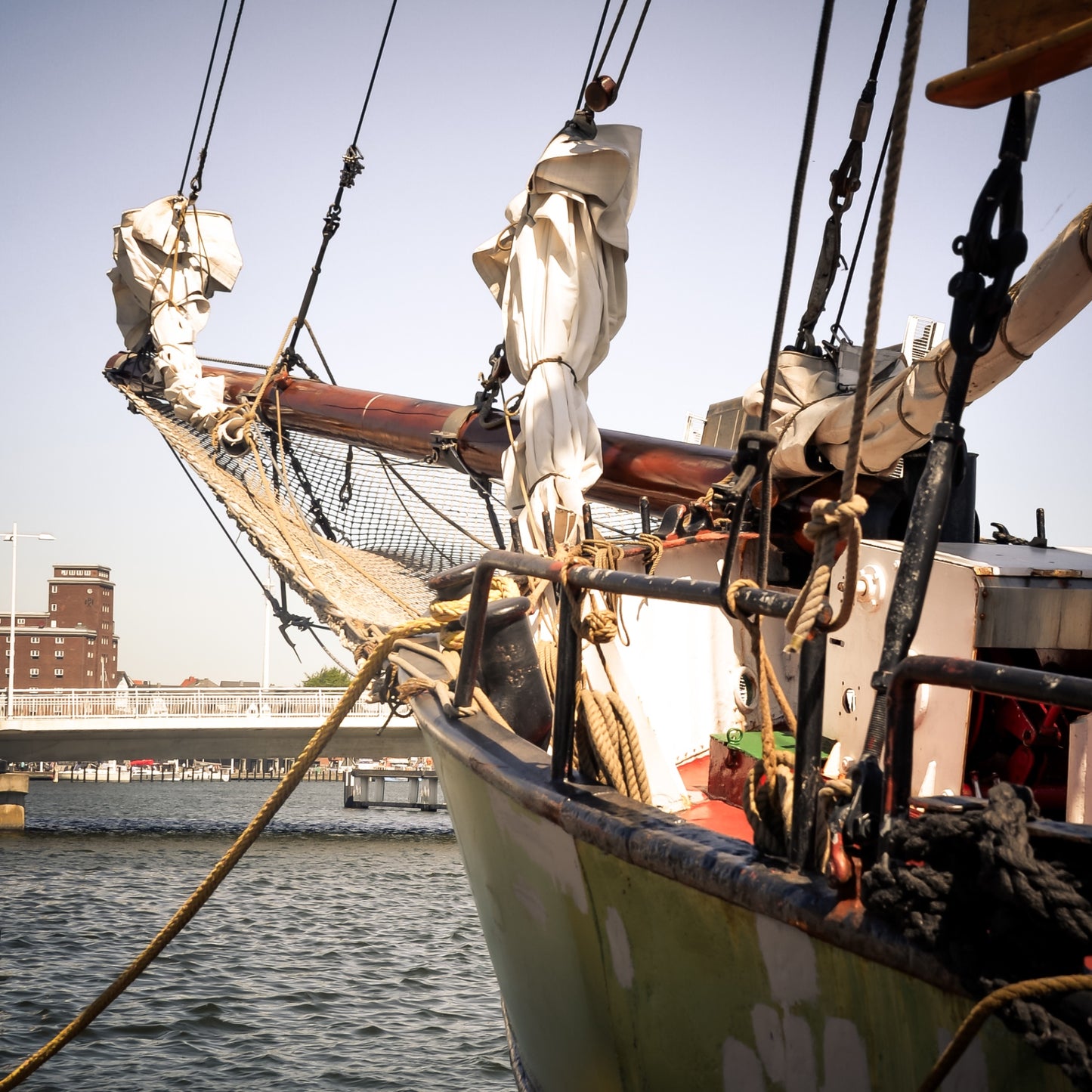 Segelschiff Bugspriet
