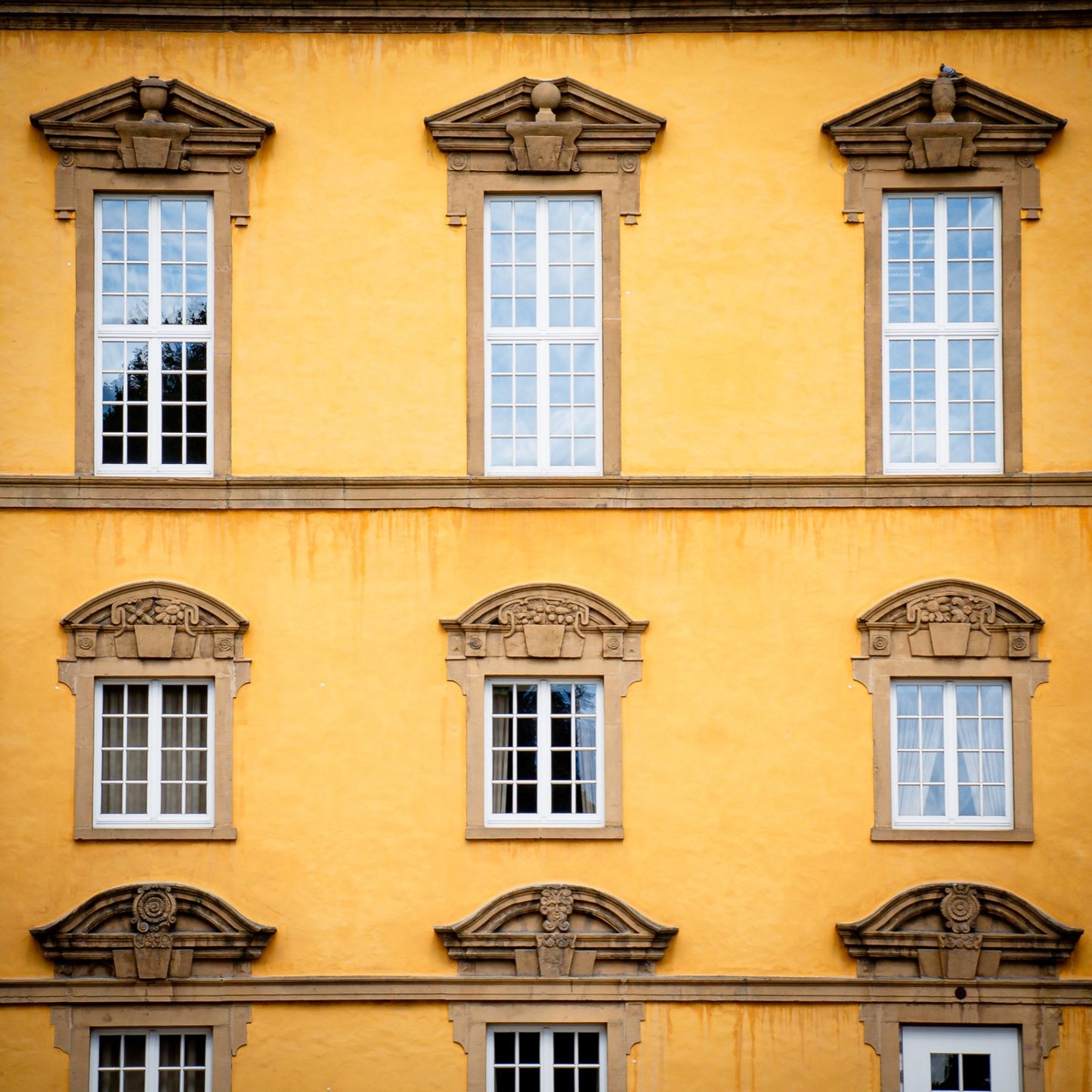 Barocke Fensterfassade