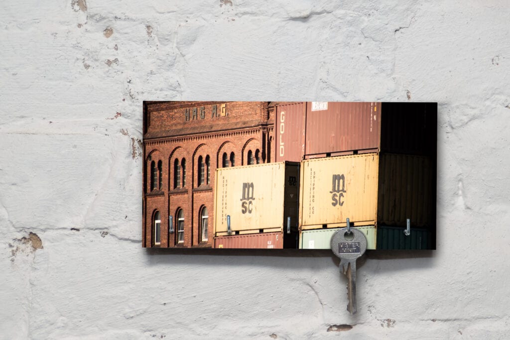 Schlüsselbrett Bremen Überseehafen Container