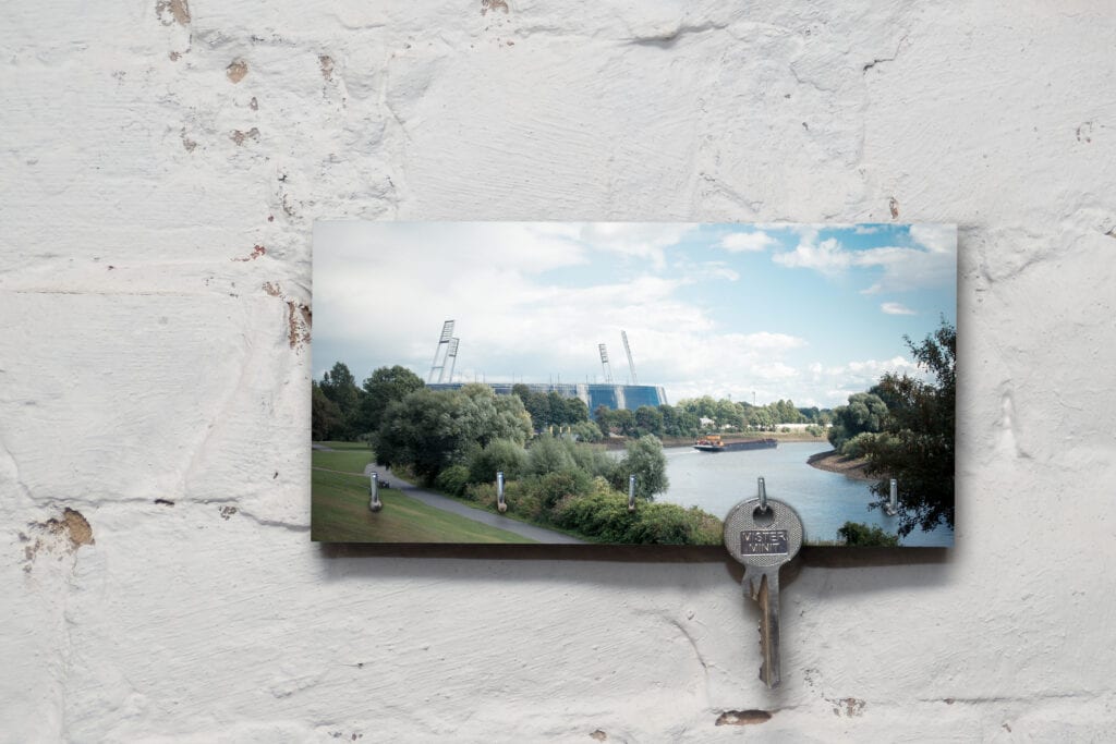 Schlüsselbrett Bremen Weser am Weserstadion