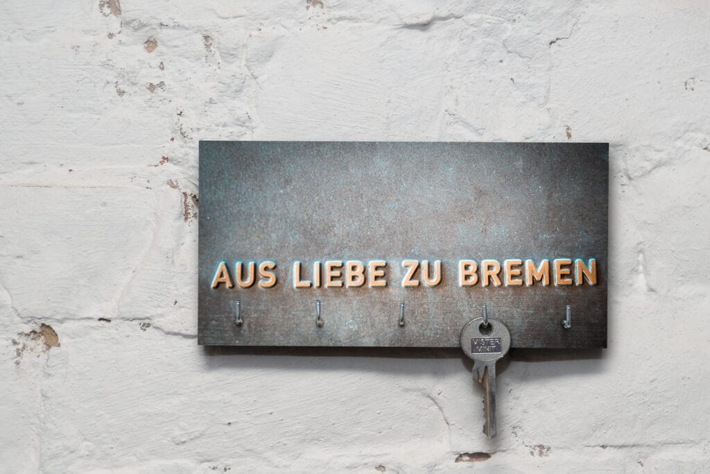 Schlüsselbrett Bremen Aus Liebe zu Bremen