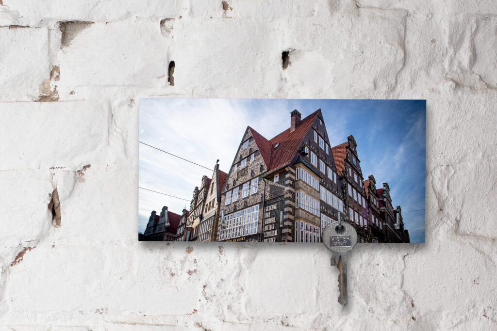 Schlüsselbrett Bremen Giebelhäuser