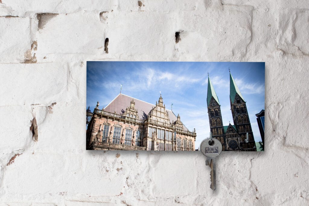 Schlüsselbrett Bremen Rathaus & St. Petri Dom