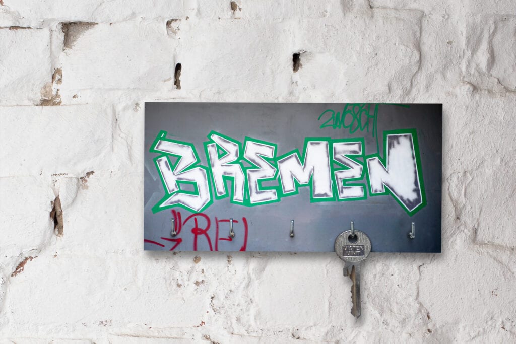 Schlüsselbrett Bremen Graffiti