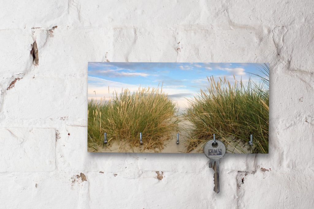 Schlüsselbrett auf Holz - Maritim - Dünenweg