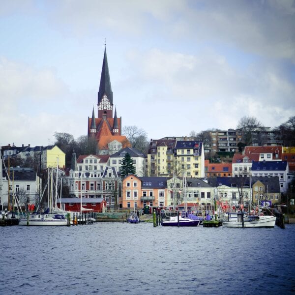Flensburg auf Holz