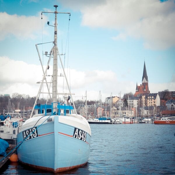 Flensburg auf Holz