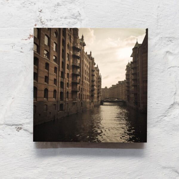 Hamburg auf Holz - Speicherstadt